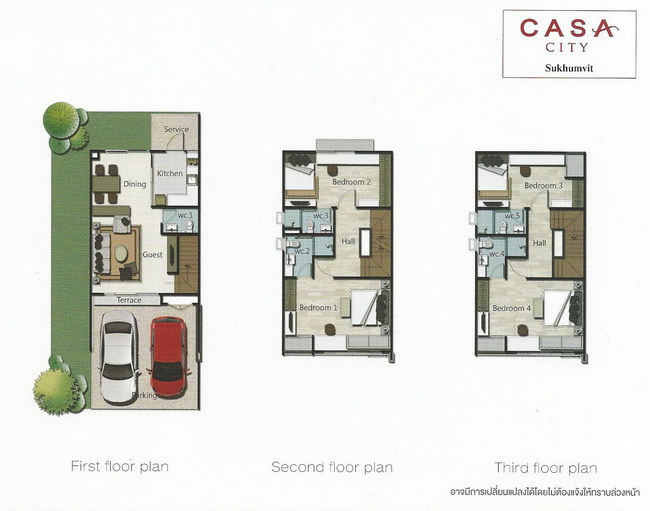 ทาวน์โฮม Casa City Sukhumvit Samutprakan