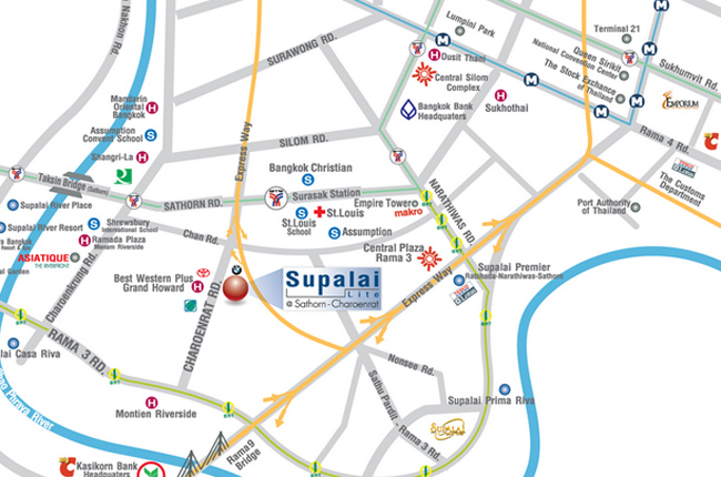 Supalai Lite @ Sathorn - Charoenrat