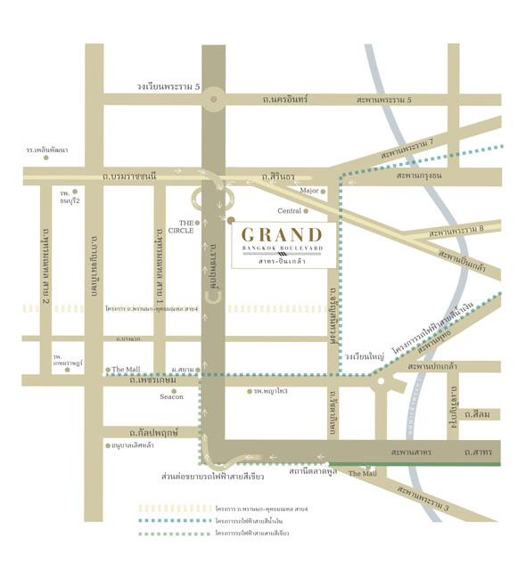 Grand Bangkok Boulevard สาทร-ปิ่นเกล้า