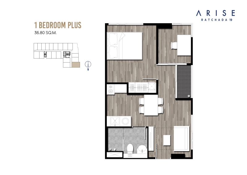 ARISE Condo Ratchada 19 (อะไรส์ คอนโด รัชดา 19)