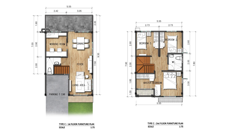 พรีวิว ทาวน์โฮม Baan d THE HAMILTON (บ้านดี เดอะแฮมิตัน ชัยพฤกษ์ - วงแหวน) จาก ดี-แลนด์ กรุ๊ป