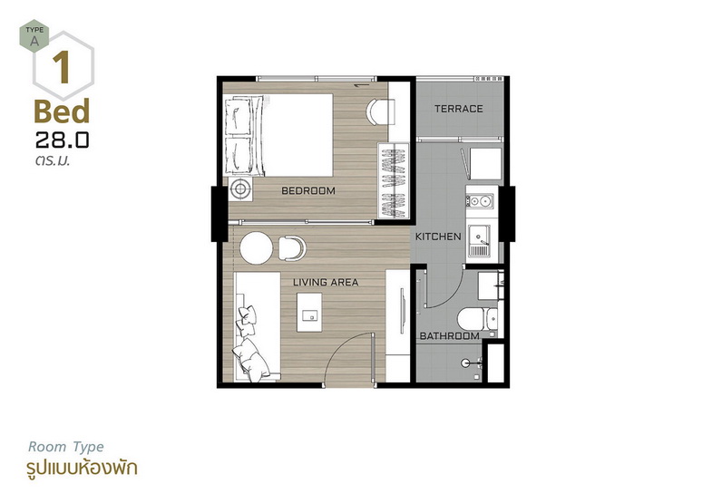 Polis Condo Suksawat 64