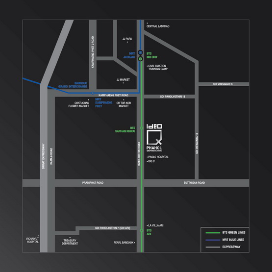 ไอดีโอ คิว พหล สะพานควาย