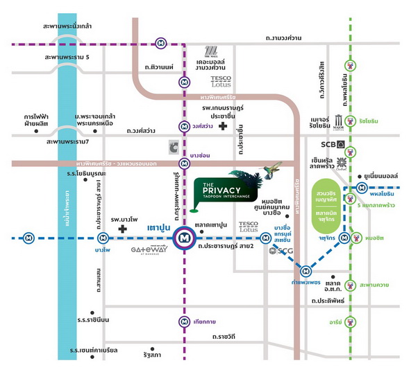 พรีวิว คอนโด เดอะไพรเวซี่ เตาปูน อินเตอร์เชนจ์ (The Privacy Taopoon Interchange) By Homezoomer