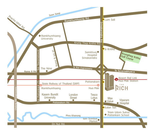 รีวิว คอนโด The Rich Rama 9 – Srinakarin Triple Station (เดอะ ริช พระราม 9-ศรีนครินทร์ ทริปเปิ้ล สเตชั่น)