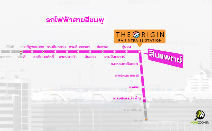 คอนโด THE ORIGIN RAMINTRA 83 STATION