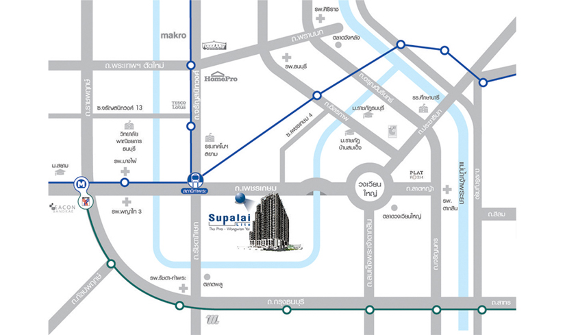 โครงการ ศุภาลัย ไลท์ ท่าพระ-วงเวียนใหญ