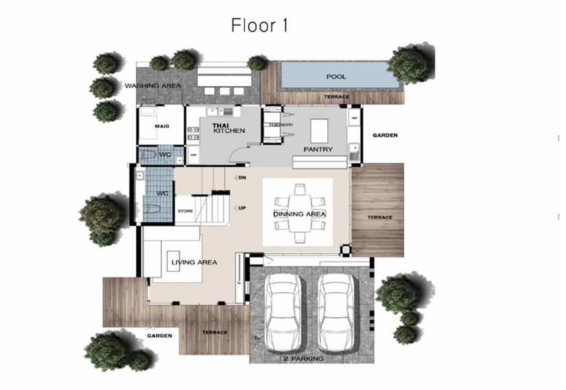 รีวิว บ้านเดี่ยว The Gallery House Pattern (เดอะ แกลเลอรี่ เฮ้าส์ แพทเทิร์น)