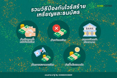 รวมวิธีป้องกันไวรัสร้ายจากเหรียญและธนบัตร