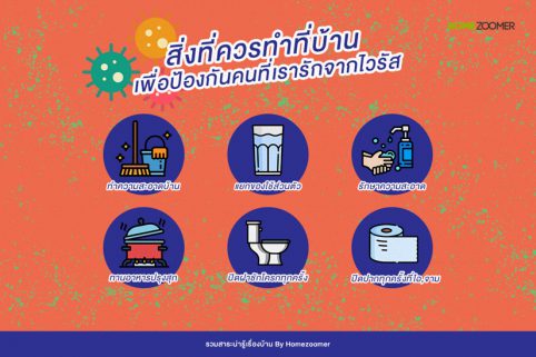 สิ่งที่ควรทำที่บ้านเพื่อป้องกันคนที่เรารักจากไวรัสร้าย