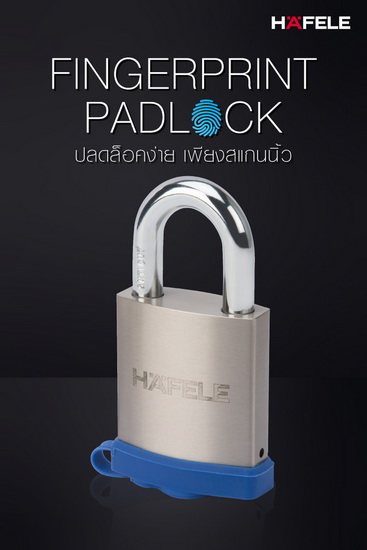 FINGERPRINT PADLOCK NAVY