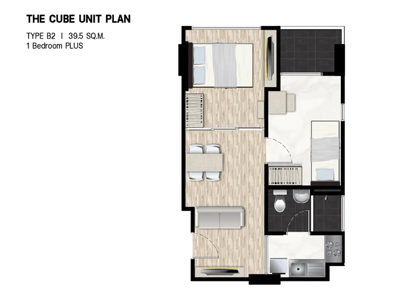 รีวิว เดอะคิวบ์ เออร์เบิน สาทร-จันทน์ ( The Cube Urban Sathorn-Chan)