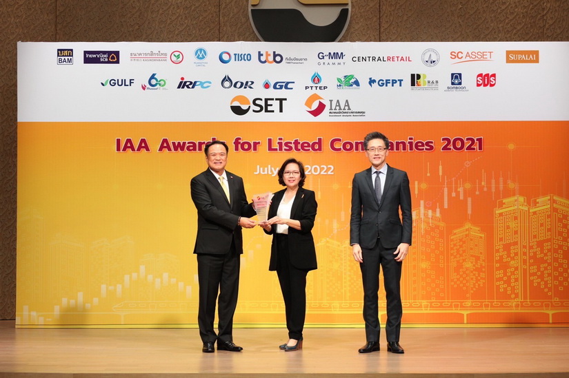 เอสซี แอสเสท รับ 2 รางวัลยอดเยี่ยม  ‘BEST CEO’  และ ‘BEST CFO’ ในงาน IAA Awards for Listed Companies 2021