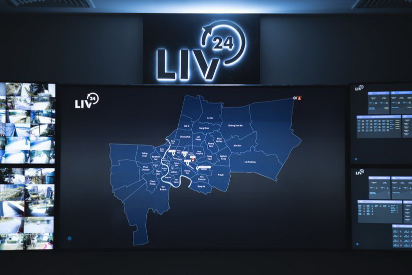 LIV-24 เป็นบริการดูแลความปลอดภัยจากศูนย์ LIV-24 Command Centre ควบคุมทุกเหตุการณ์แบบเรียลไทม์ตลอด 24 ชั่วโมง