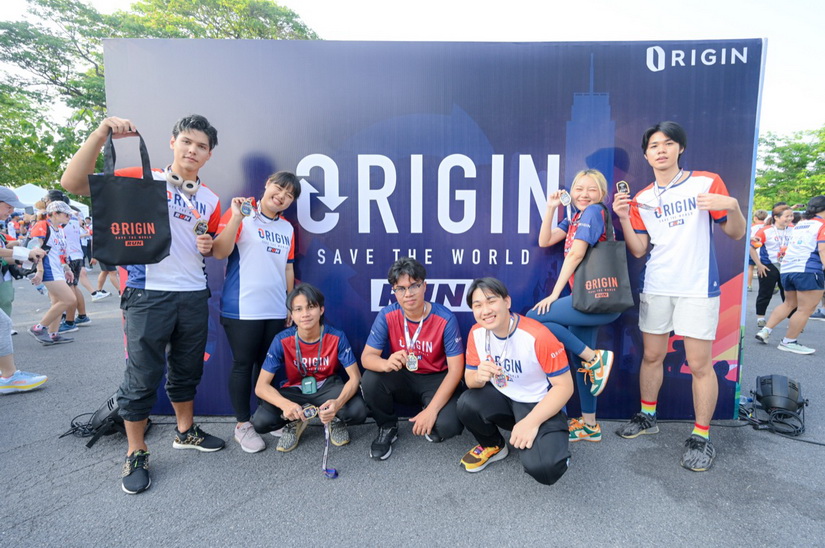 “ออริจิ้น” รณรงค์ลดขยะใส่ใจสิ่งแวดล้อม งานวิ่งรักษ์โลก "Origin Save The World Run 2023" นักวิ่งล้นสวนหลวง ร.9 กว่า 2,000 คน สมทบทุนมูลนิธิรามาธิบดี 100,000 บาท