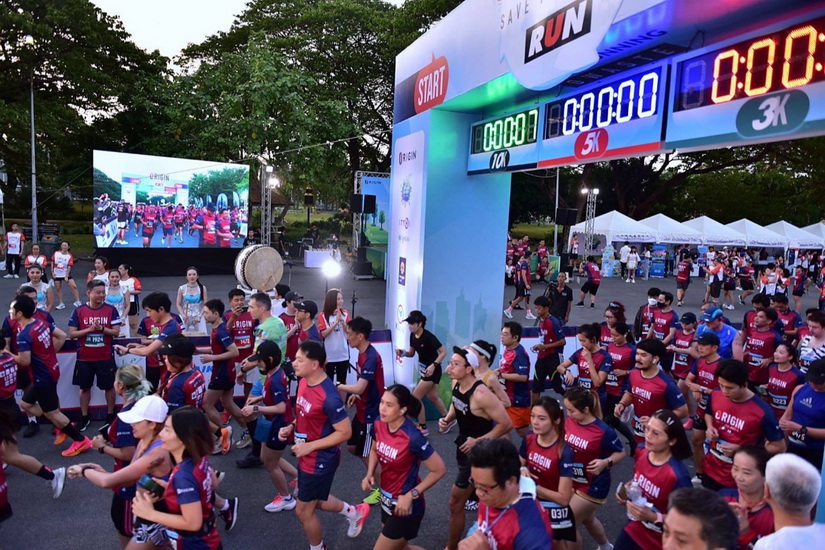 “ออริจิ้น” รณรงค์ลดขยะใส่ใจสิ่งแวดล้อม งานวิ่งรักษ์โลก "Origin Save The World Run 2023" นักวิ่งล้นสวนหลวง ร.9 กว่า 2,000 คน สมทบทุนมูลนิธิรามาธิบดี 100,000 บาท